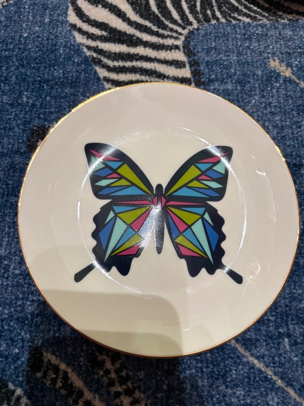 JONATHAN ADLER X MICHAELS BUTTERFLY DISH DECORATIVE PLATE